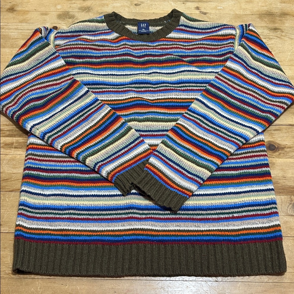 Gap Kids Vintage Stripe Lambswool Sweater 12